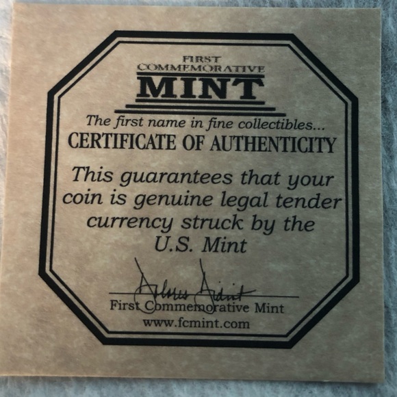 Sacagawea Delaware One Dollar Coin Belt Buckle  (New) - Picture 5 of 5